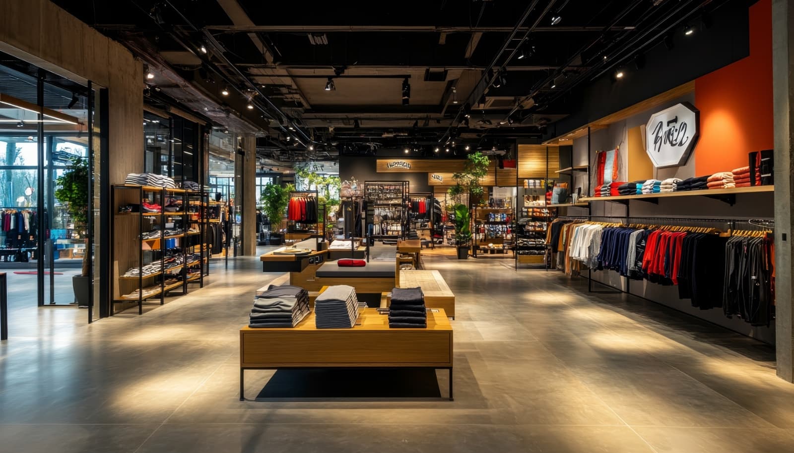 Retail space inside JP Business Center